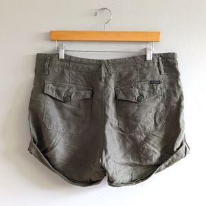 SANCTUARY Linen Utility Shorts
